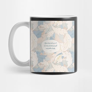 Your heart is the size of an ocean. - Rumi Mug